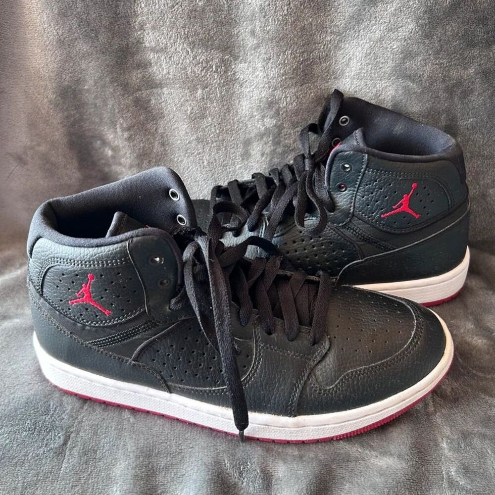 Nike Jordan Access Black jumpman mens size 8 Basketball Shoes Michael Jordan